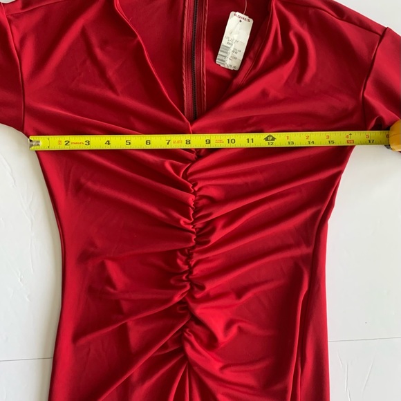 Narcisco Rodriguez Design Nation Red Dress Long sleeved - Picture 12 of 12